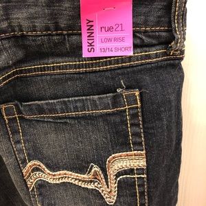 Rue 21 Low Rise Stretch Skinny Jeans